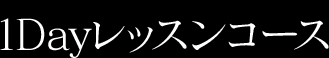 1Dayレッスンコース