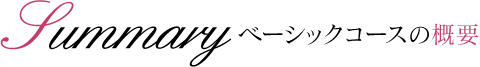 ベーシックコースの概要