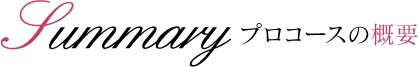 プロコースの概要