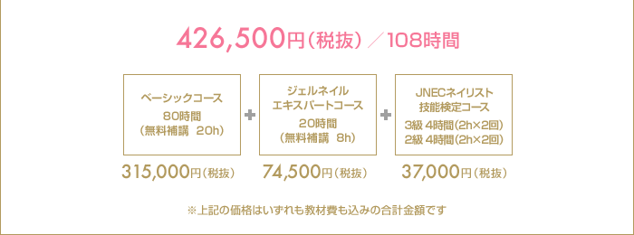426,500円/108時間